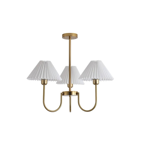 Lenore Pleated Chandelier-DWHOME