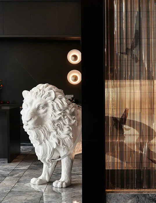 Leo Lion Sculpture Floor Lamp - DWHOME