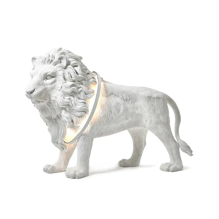 Leo Lion Sculpture Floor Lamp - DWHOME