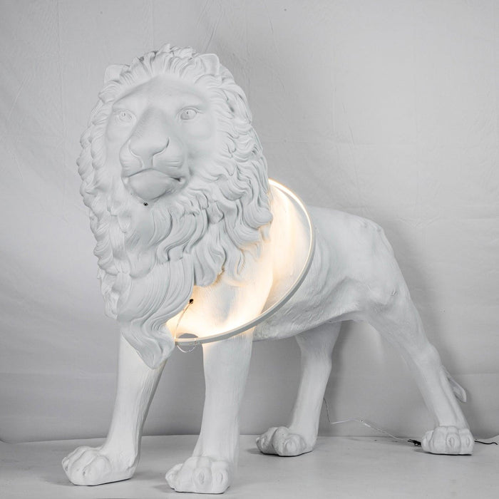 Leo Lion Sculpture Floor Lamp - DWHOME