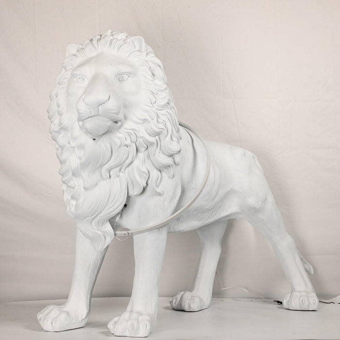 Leo Lion Sculpture Floor Lamp - DWHOME