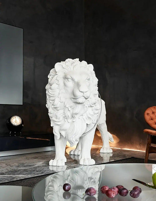 Leo Lion Sculpture Floor Lamp - DWHOME