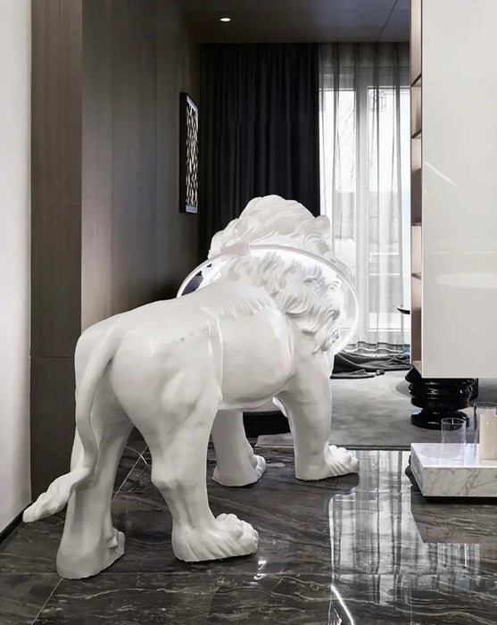 Leo Lion Sculpture Floor Lamp - DWHOME