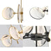 Lesley Modern Art Glass Disc Chandelier - DWHOME