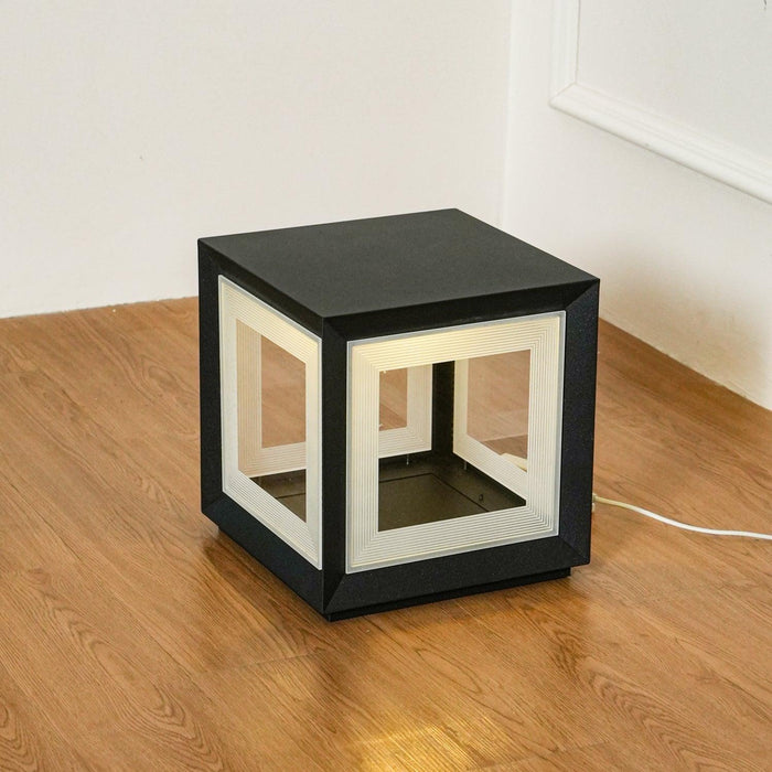 Light Cube Outdoor Post Light-DWHOME