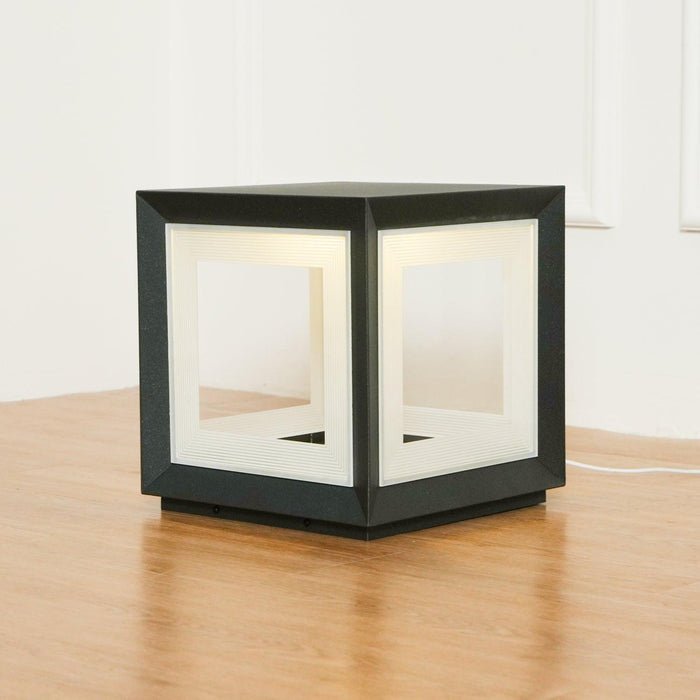Light Cube Outdoor Post Light-DWHOME
