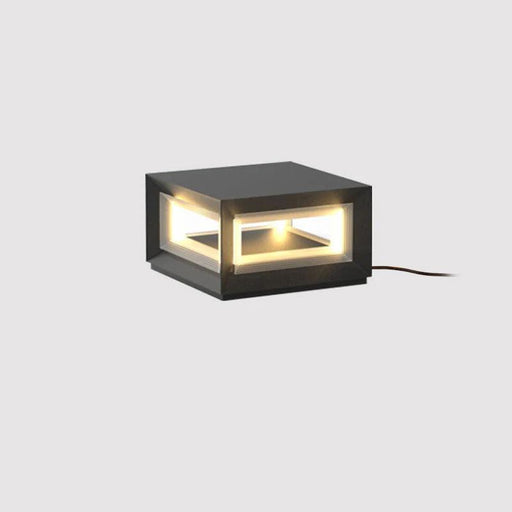 Light Cube Outdoor Post Light-DWHOME