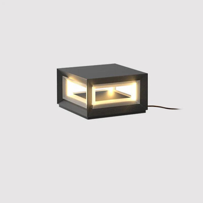 Light Cube Outdoor Post Light-DWHOME