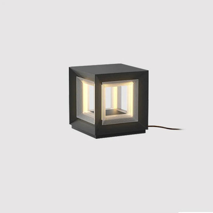 Light Cube Outdoor Post Light-DWHOME