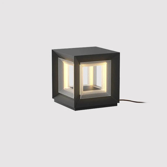 Light Cube Outdoor Post Light-DWHOME