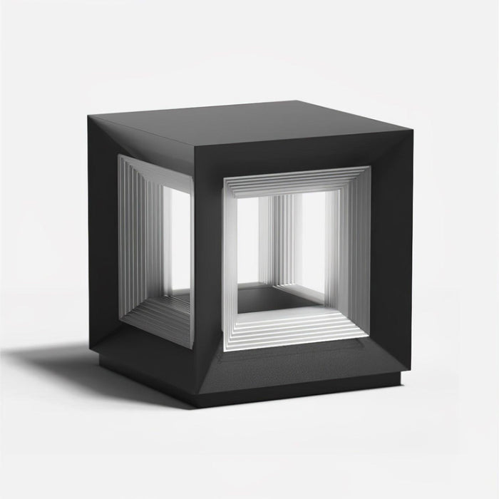 Light Cube Outdoor Post Light-DWHOME