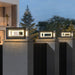 Light Cube Outdoor Post Light-DWHOME