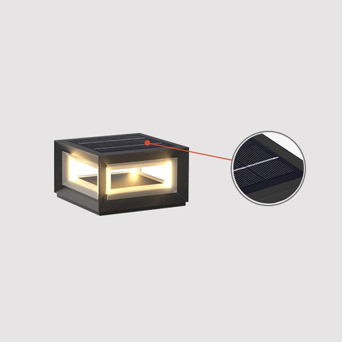 Light Cube Outdoor Post Light-DWHOME