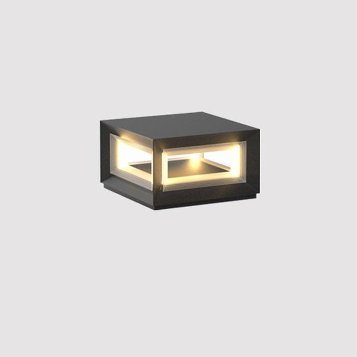 Light Cube Outdoor Post Light-DWHOME