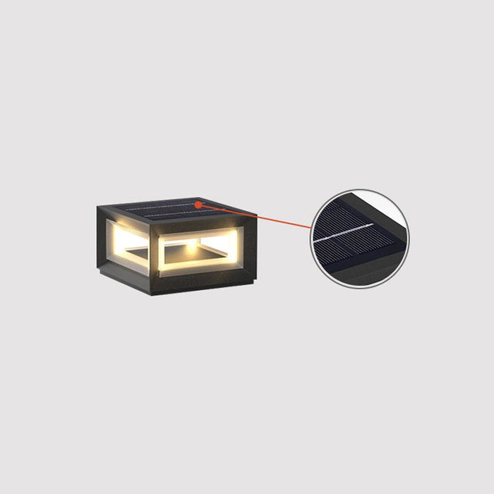 Light Cube Outdoor Post Light-DWHOME