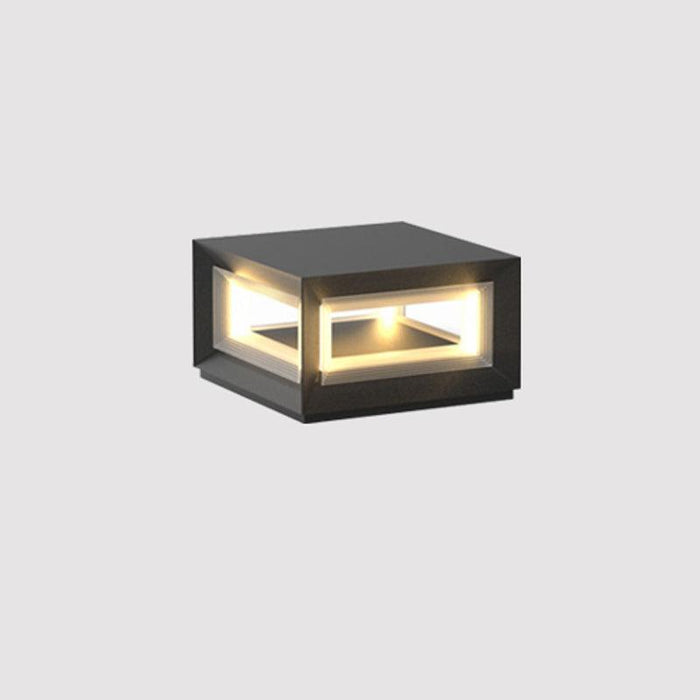 Light Cube Outdoor Post Light-DWHOME