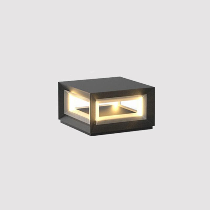 Light Cube Outdoor Post Light-DWHOME