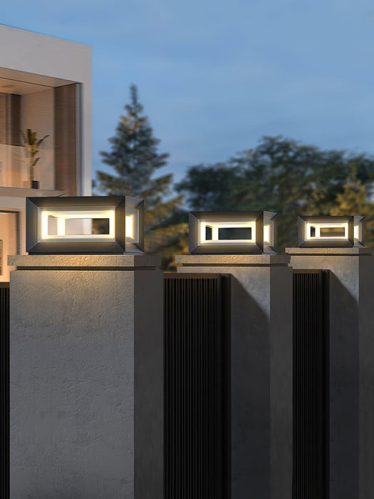 Light Cube Outdoor Post Light-DWHOME