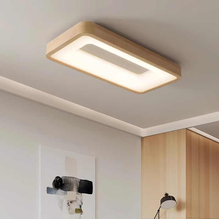 Ligna Square Ceiling Light - Vakkerlight