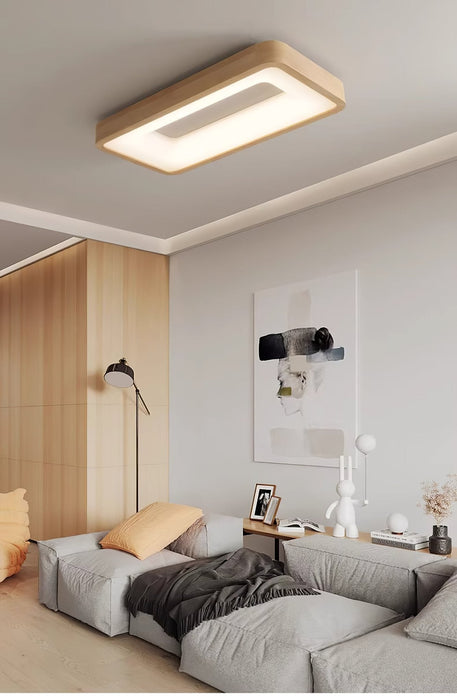 Ligna Square Ceiling Light - Vakkerlight