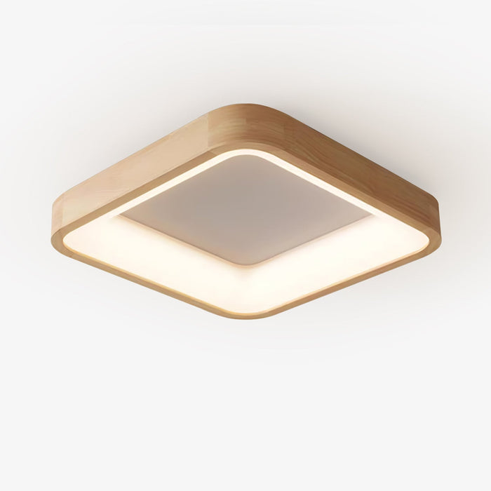Ligna Square Ceiling Light - Vakkerlight