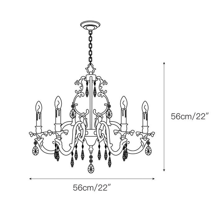Lillianne Chandelier-DWHOME