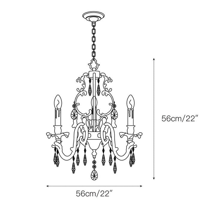 Lillianne Chandelier-DWHOME