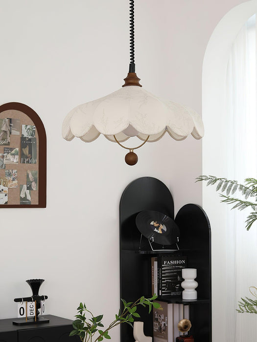 Lily Fabric Pendant Lamp-DWHOME