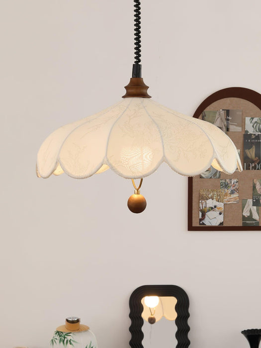 Lily Fabric Pendant Lamp-DWHOME