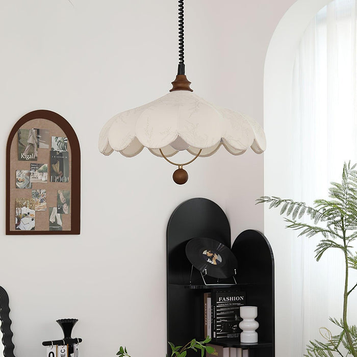 Lily Fabric Pendant Lamp-DWHOME