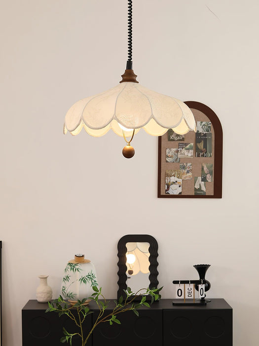 Lily Fabric Pendant Lamp-DWHOME