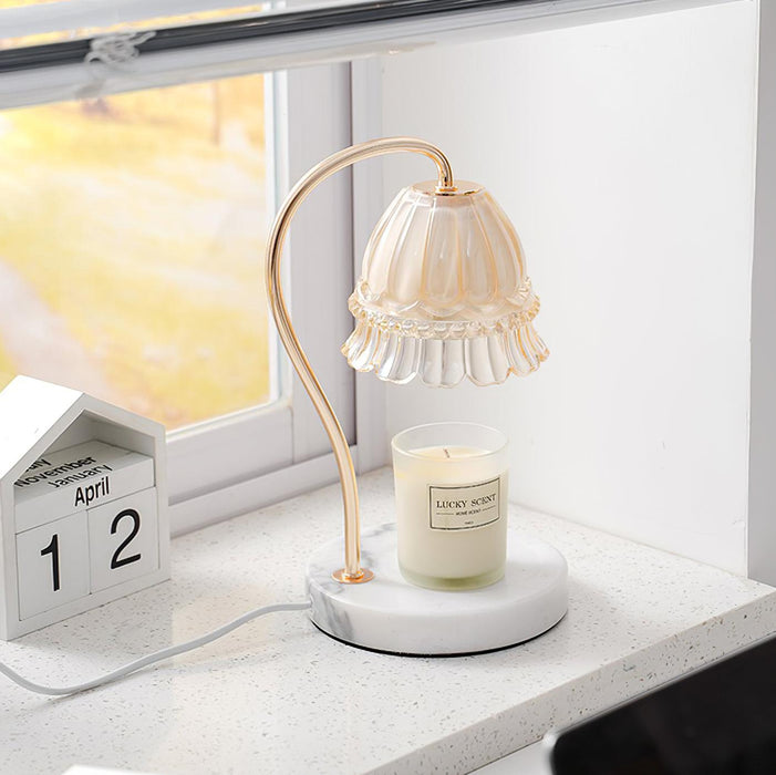 Lily Marble Warmer Table Lamp - DWHOME