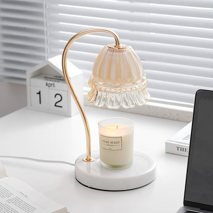 Lily Marble Warmer Table Lamp - DWHOME