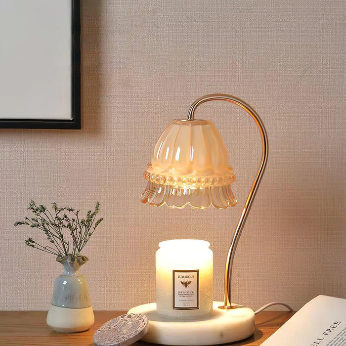 Lily Marble Warmer Table Lamp - DWHOME