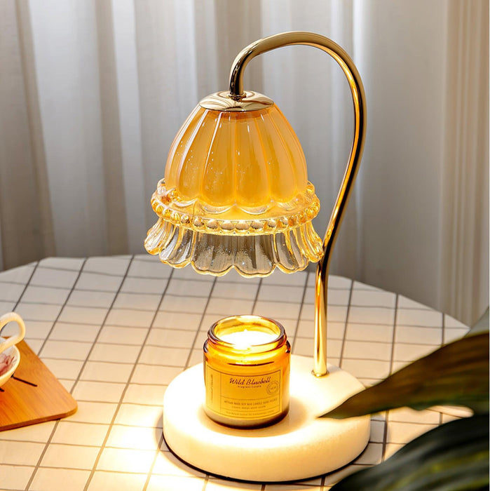 Lily Marble Warmer Table Lamp - DWHOME