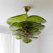 Lotus Leaf Layered Glass Chandelier-DWHOME