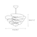 Lotus Leaf Layered Glass Chandelier-DWHOME