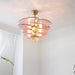 Lotus Leaf Layered Glass Chandelier-DWHOME