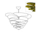 Petals Gold Murano Chandelier-DWHOME