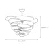 Lotus Leaf Layered Glass Chandelier-DWHOME