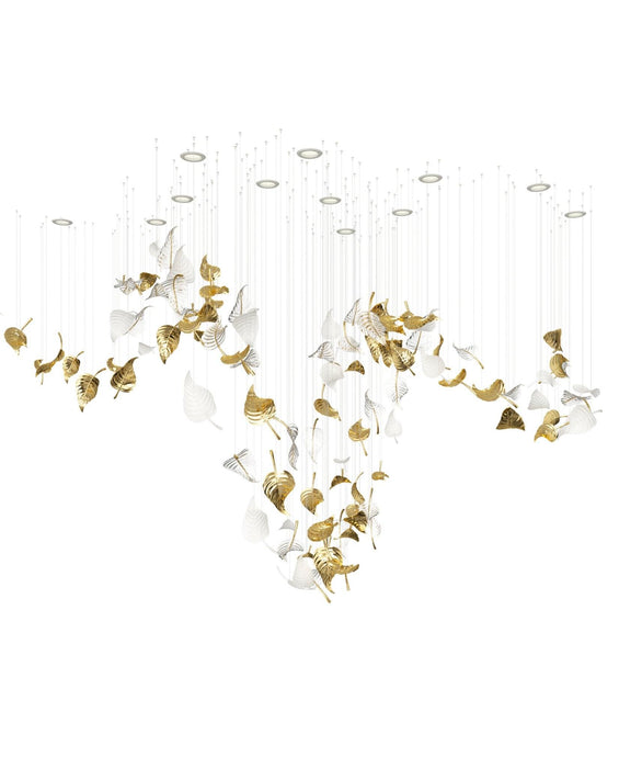 Linden Leaves Chandelier - DWHOME