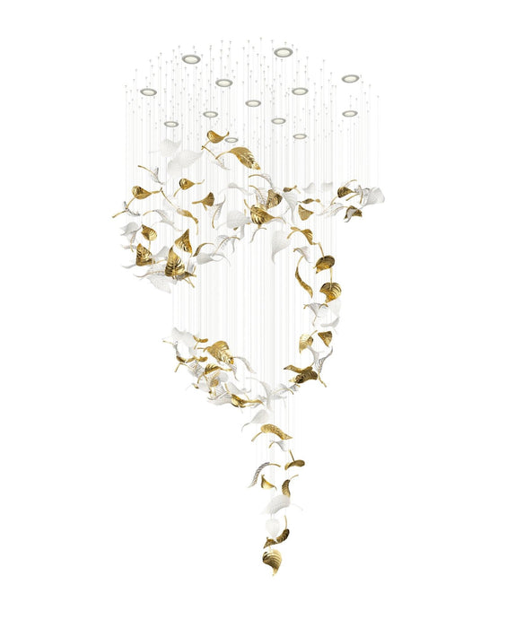 Linden Leaves Chandelier - DWHOME
