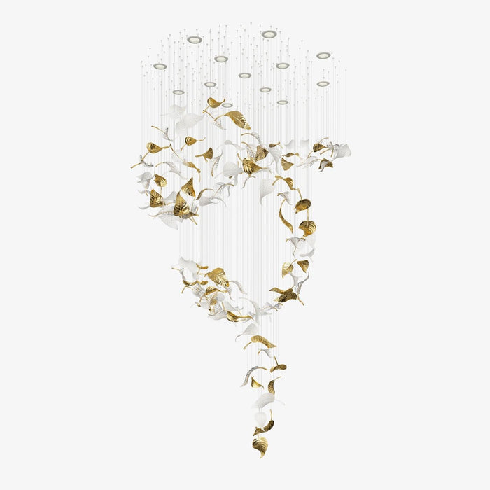 Linden Leaves Chandelier - DWHOME
