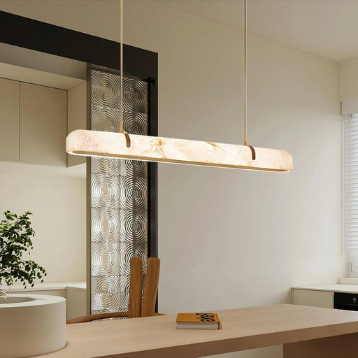 Linear Alabaster Chandelier-DWHOME