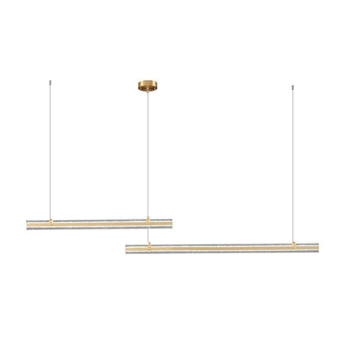 Linear Ribbon Island Pendant Light-DWHOME