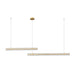 Linear Ribbon Island Pendant Light-DWHOME