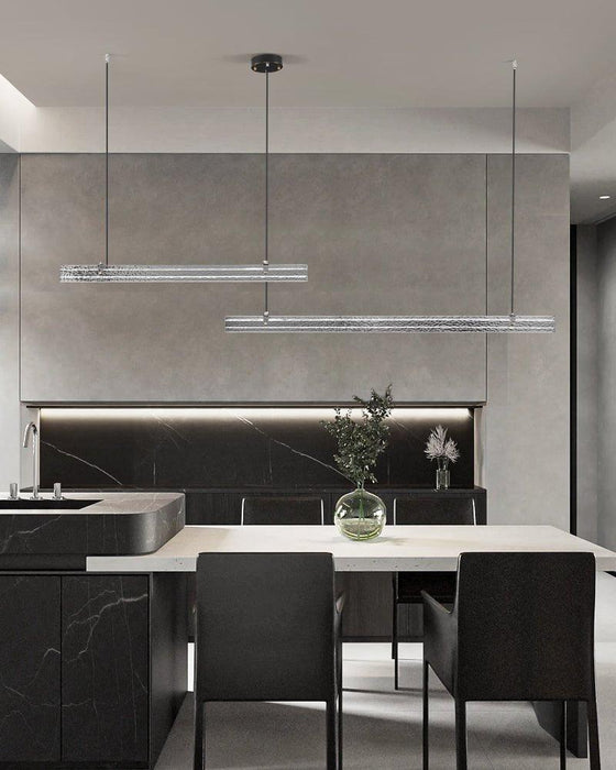 Linear Ribbon Island Pendant Light-DWHOME