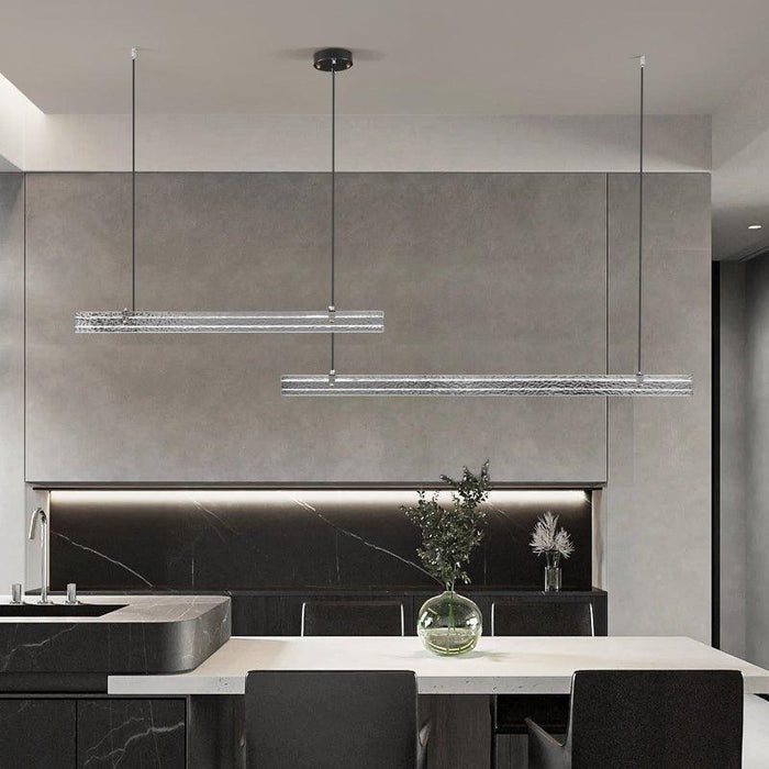 Linear Ribbon Island Pendant Light-DWHOME