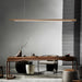 Linear Wooden Pendant Light-DWHOME
