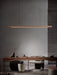 Linear Wooden Pendant Light-DWHOME